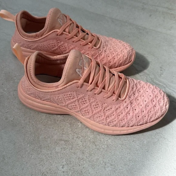 APL TechLoom Phantom Sneakers – Neon Coral (Size 7.5) *Limited Edition Color!* - Picture 8 of 9